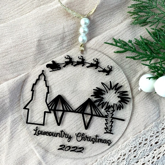Charleston Skyline Lowcountry Ornament - Picture 1 of 1